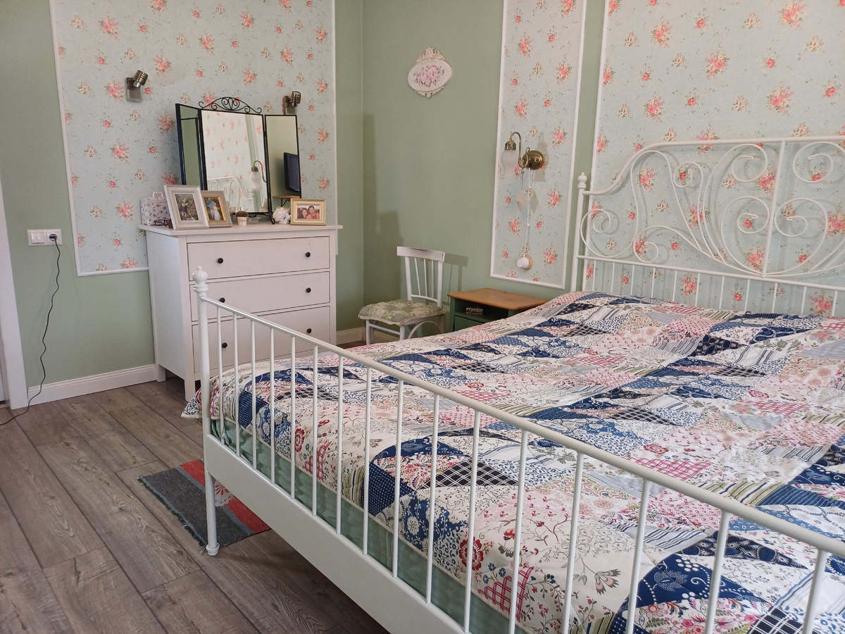 Моя спальня с покрывалом икеа. фото автора