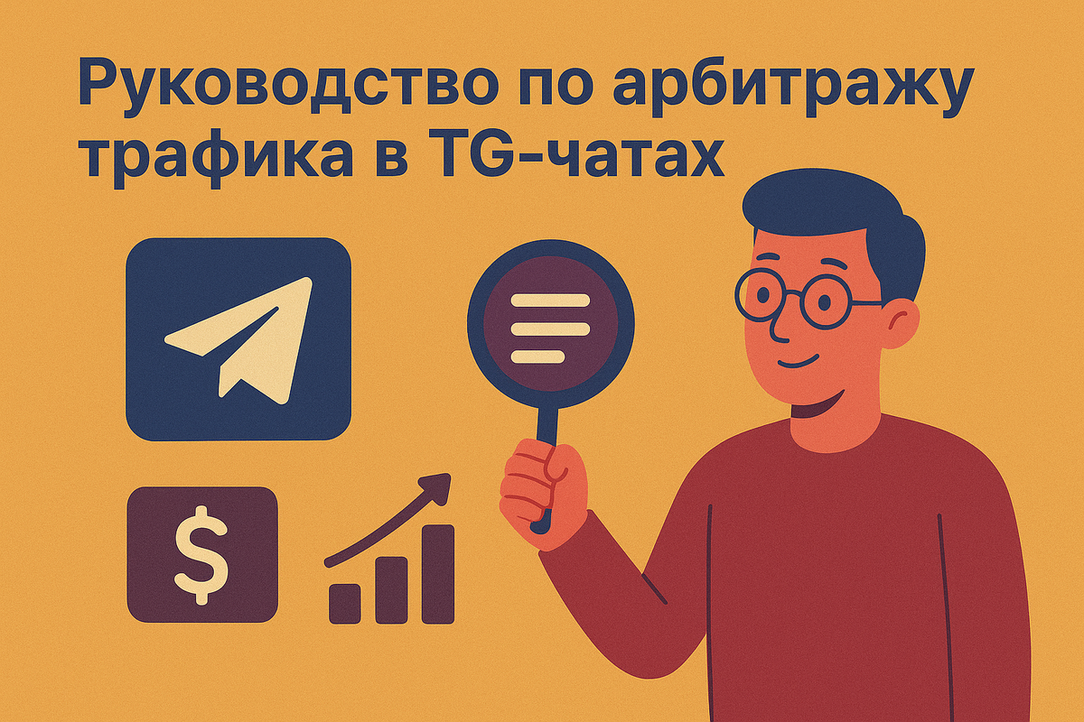 Руководство по арбитражу трафика в TG-чатах	 