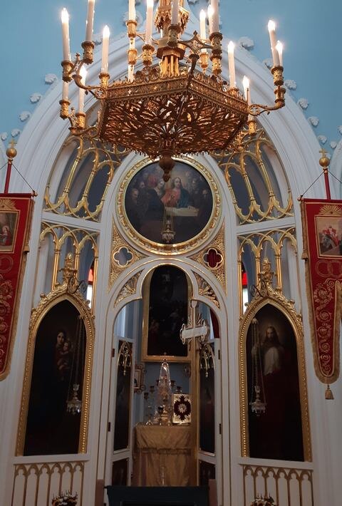 Иконостас в Готической капелле /фото из личного архива, 2019/