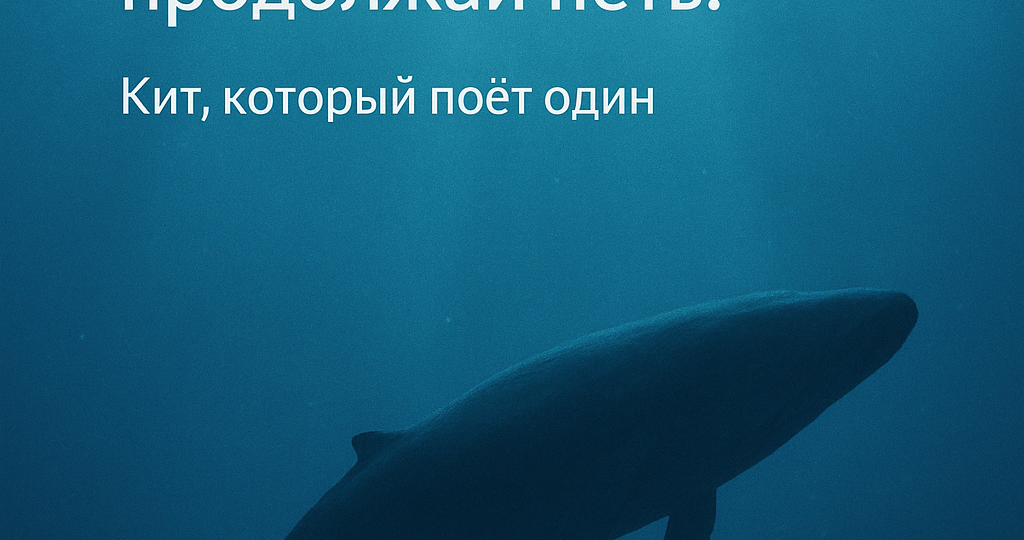 🐋 Кит, который поёт один: самая одинокая песня в океане 🌊