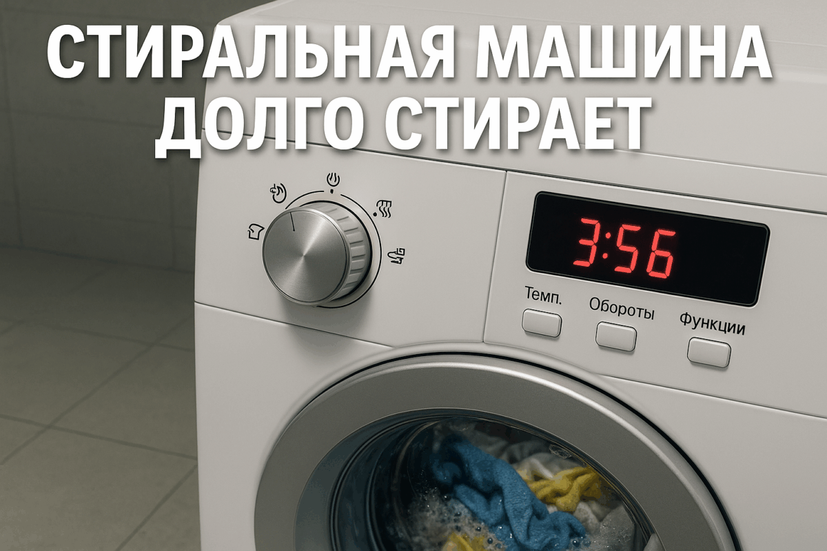    Стиральная машина долго стирает — зависла программа Михаил Юрьевич