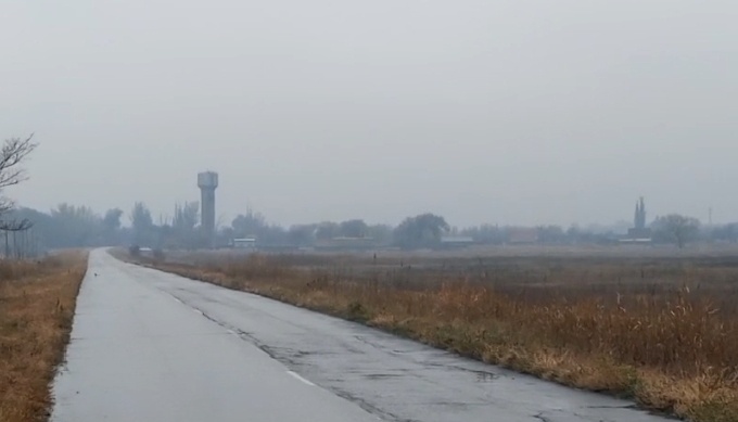 Дорога к деревне.