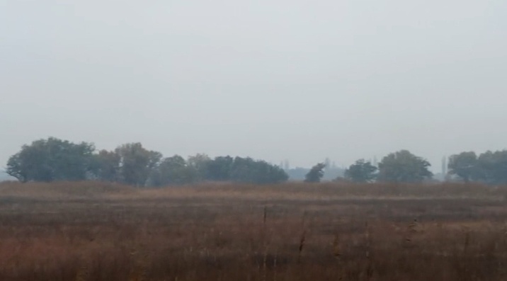 Задымленные окрестности.