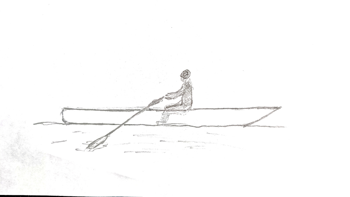 Лодка должна хорошо идти под веслами 