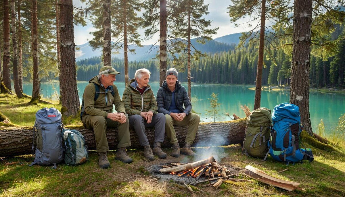 Возле озера. 