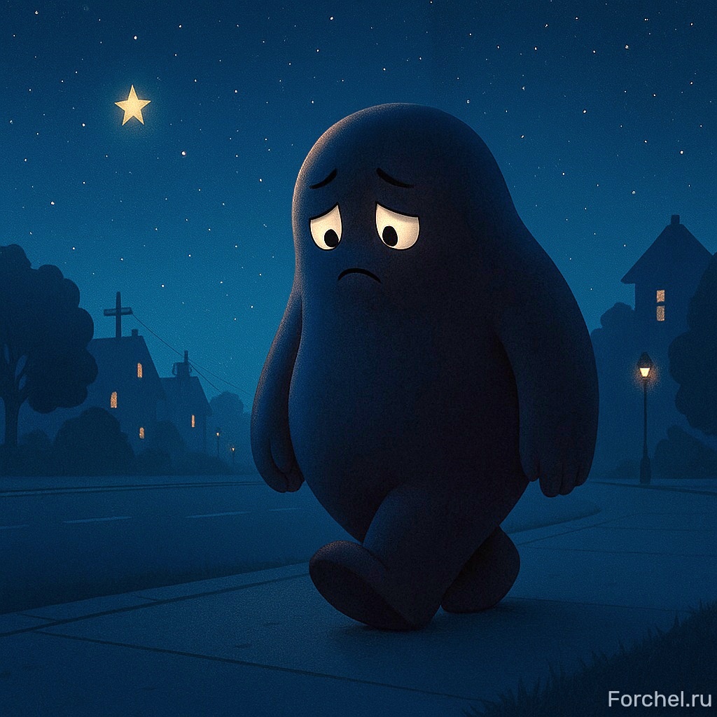 Темнота грустит