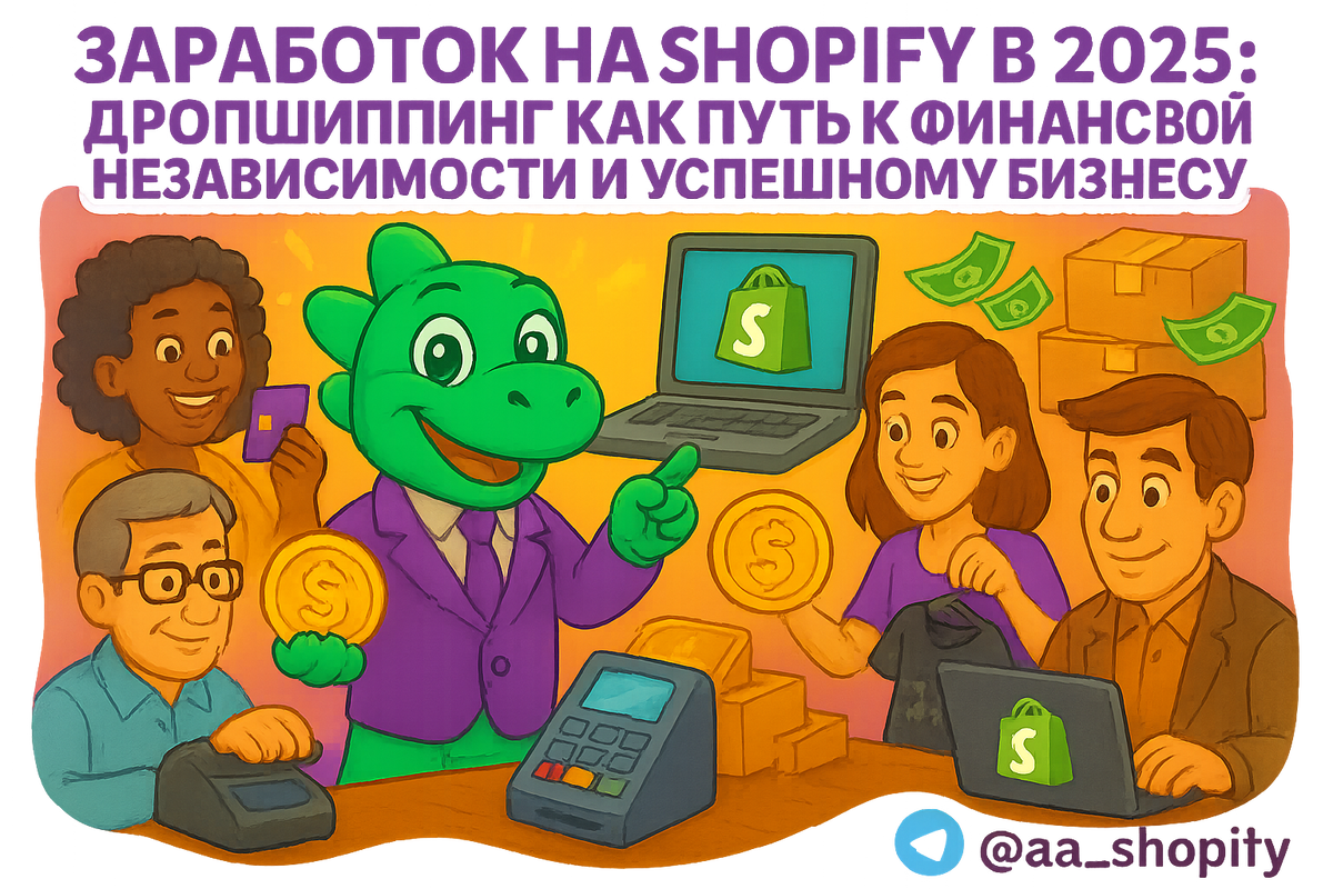    Заработок на Shopify в 2025: дропшиппинг как путь к финансовой независимости и успешному бизнесу aa_ecom