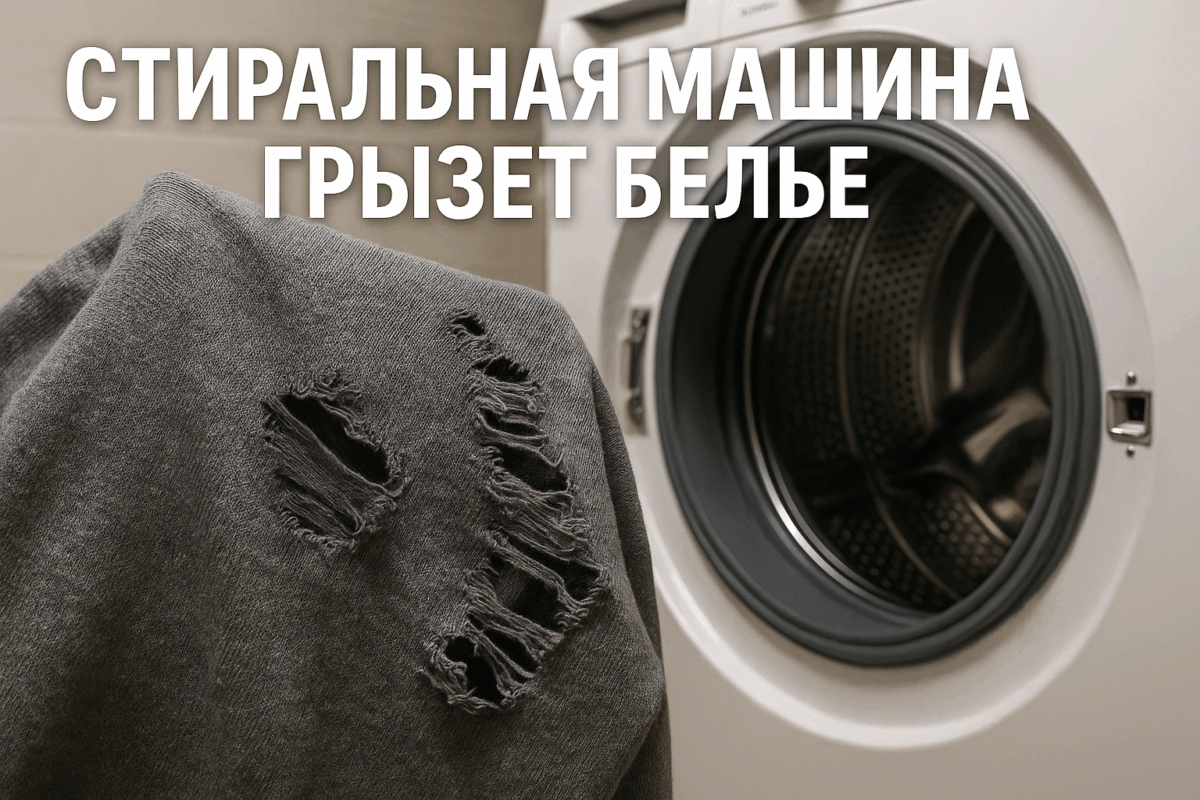    Стиральная машина грызет белье — поиск причины Михаил Юрьевич