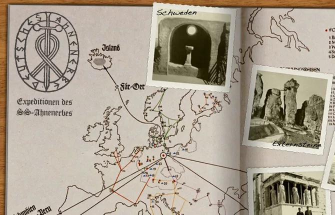 Секретные карты экспедиций общества Аненербе