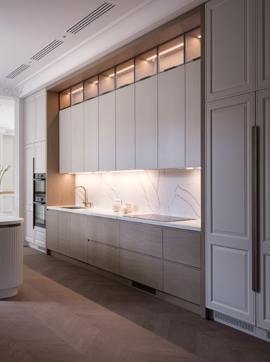 Реализованная кухня Nika в премиум ЖК в Москве