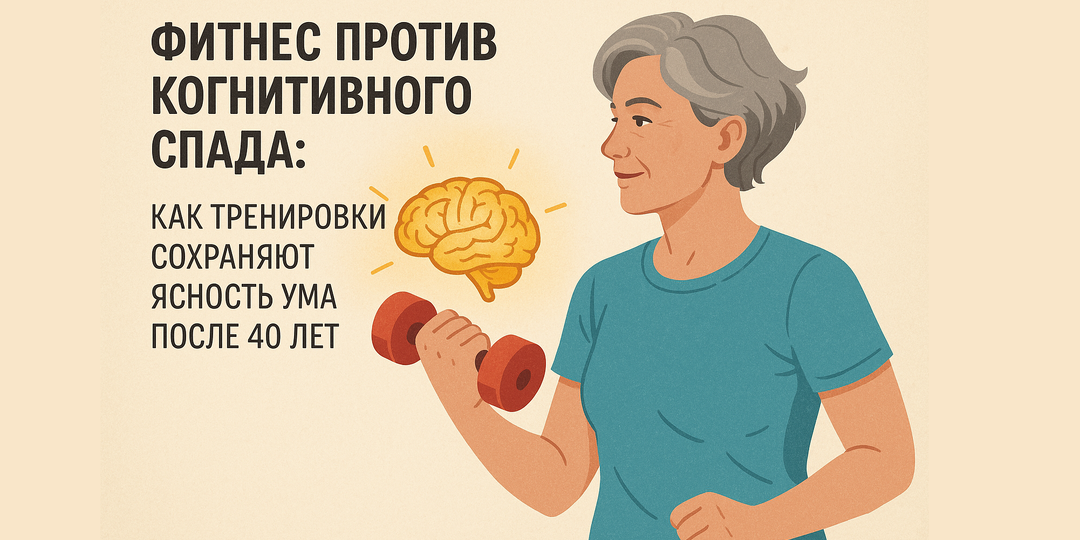 Фитнес против когнитивного спада: как тренировки сохраняют ясность ума после 40 лет