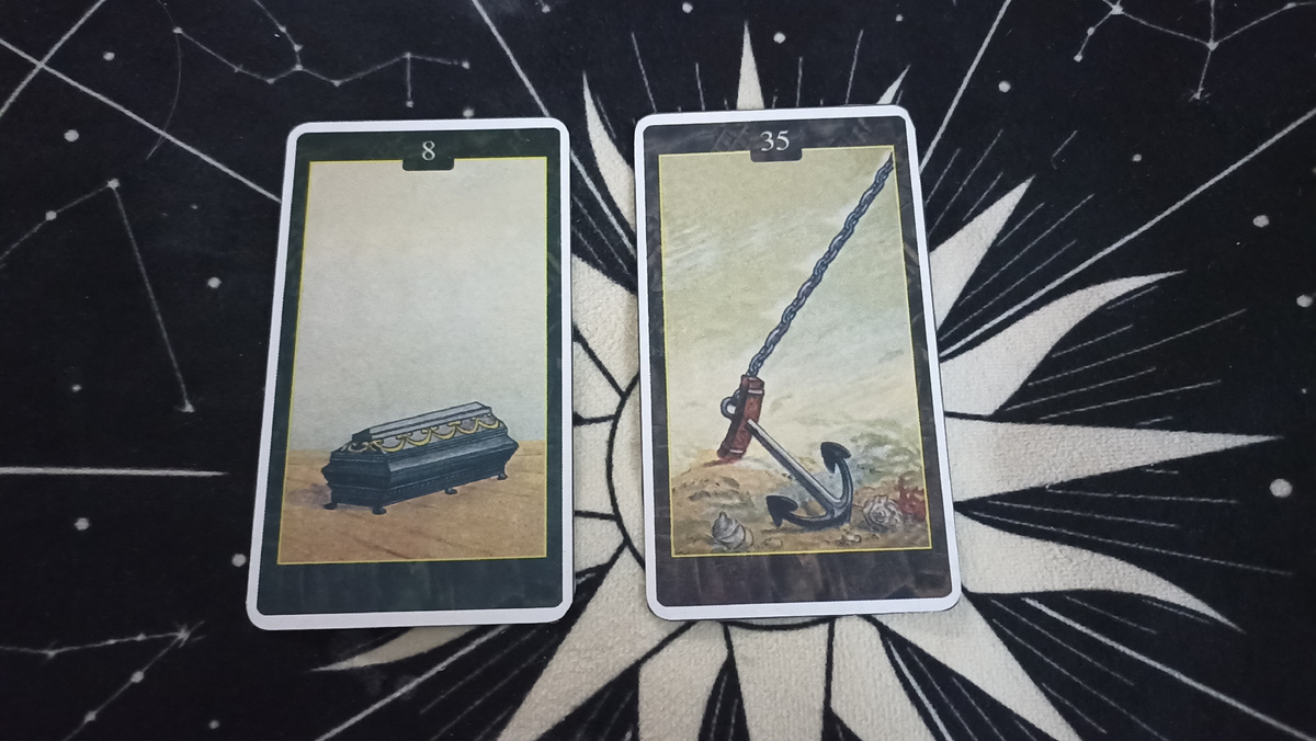 Расклад Ленорман на тему: Выйдете ли вы замуж?