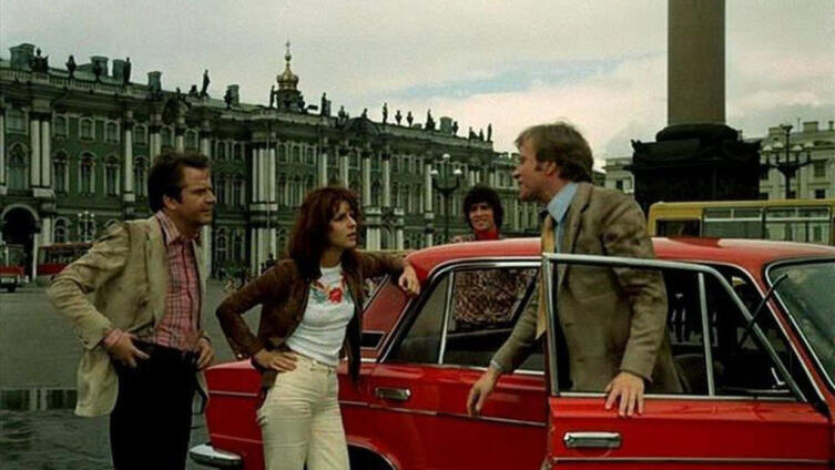    Кадр из фильма «Невероятные приключения итальянцев в России», киностудия «Мосфильм», 1974 г.