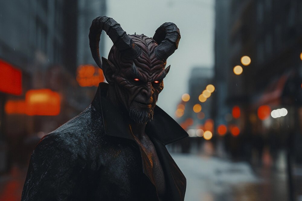    Появление демона во сне отражает внутреннюю борьбу. Фото: freepik.com