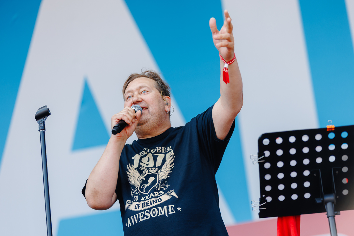 На музыкальном фестивале. Фото из личного архива Демидова