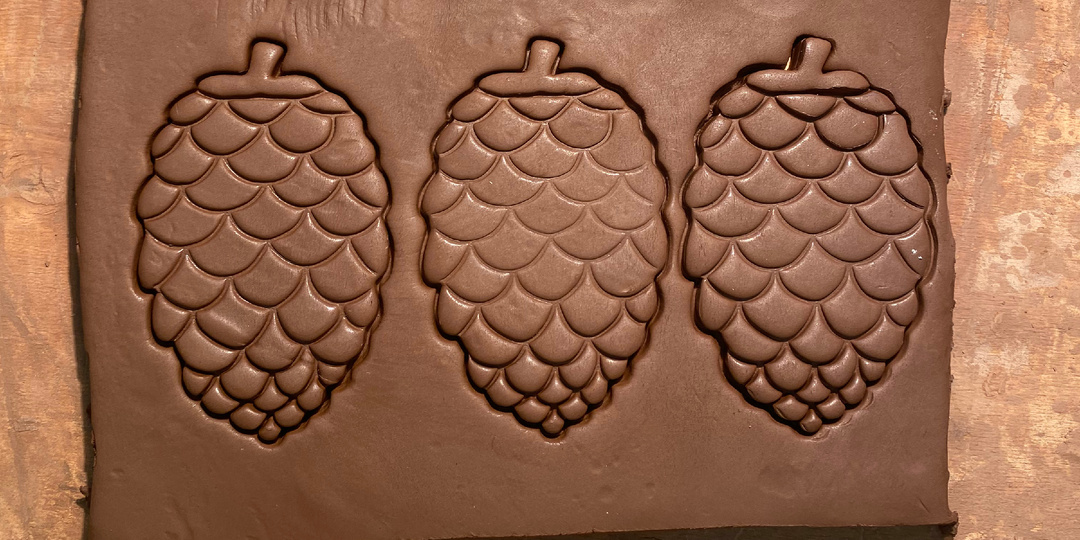 было\стало: пошагово показываю процесс создания керамических шишек