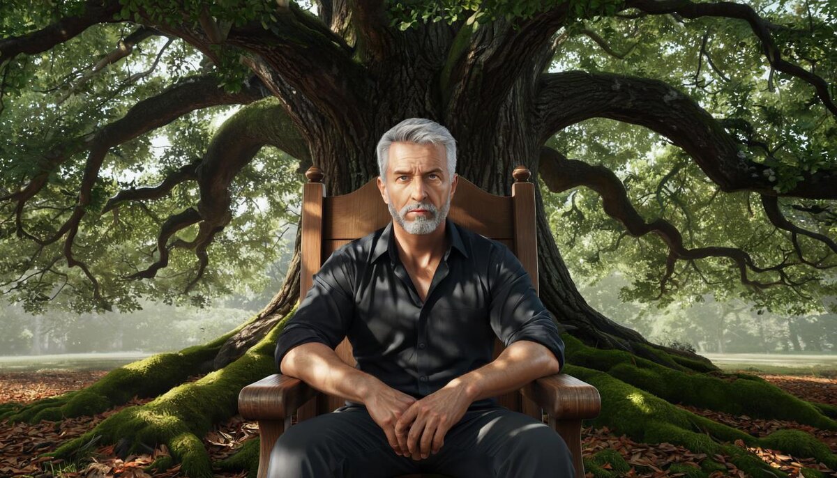 Мужчина Дерева Ян символизирует мощь, стремление к росту и поддержку окружения