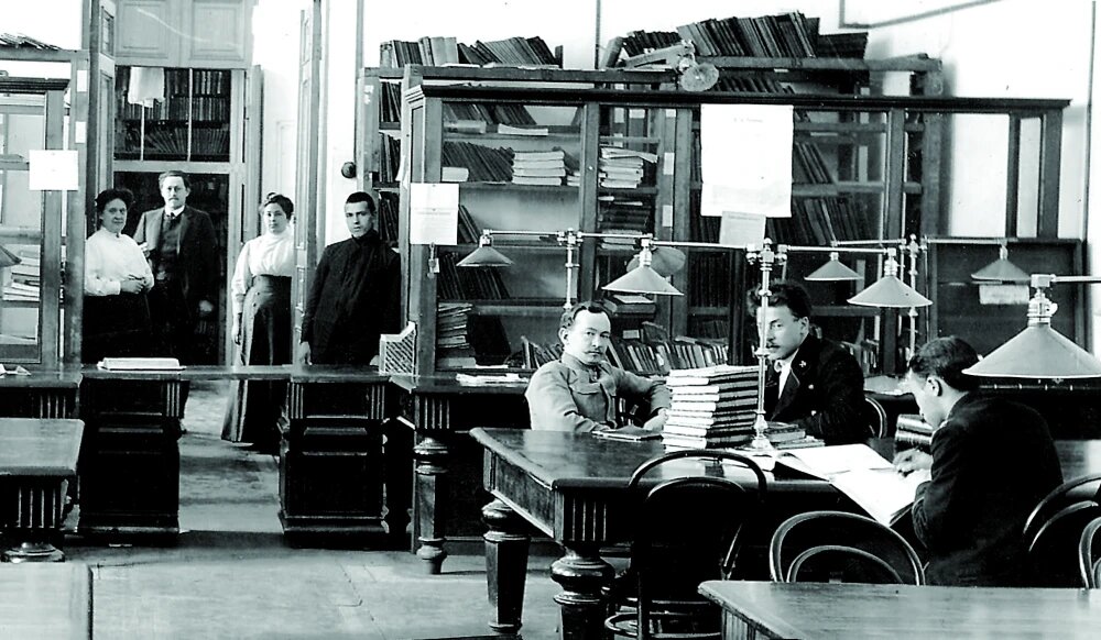    Первые сотрудники библиотеки Томского технологического института, © предоставлено пресс-службой ТПУ