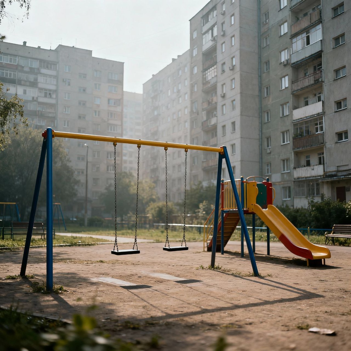 Дворы ещё помнят смех, но слышат его всё реже.