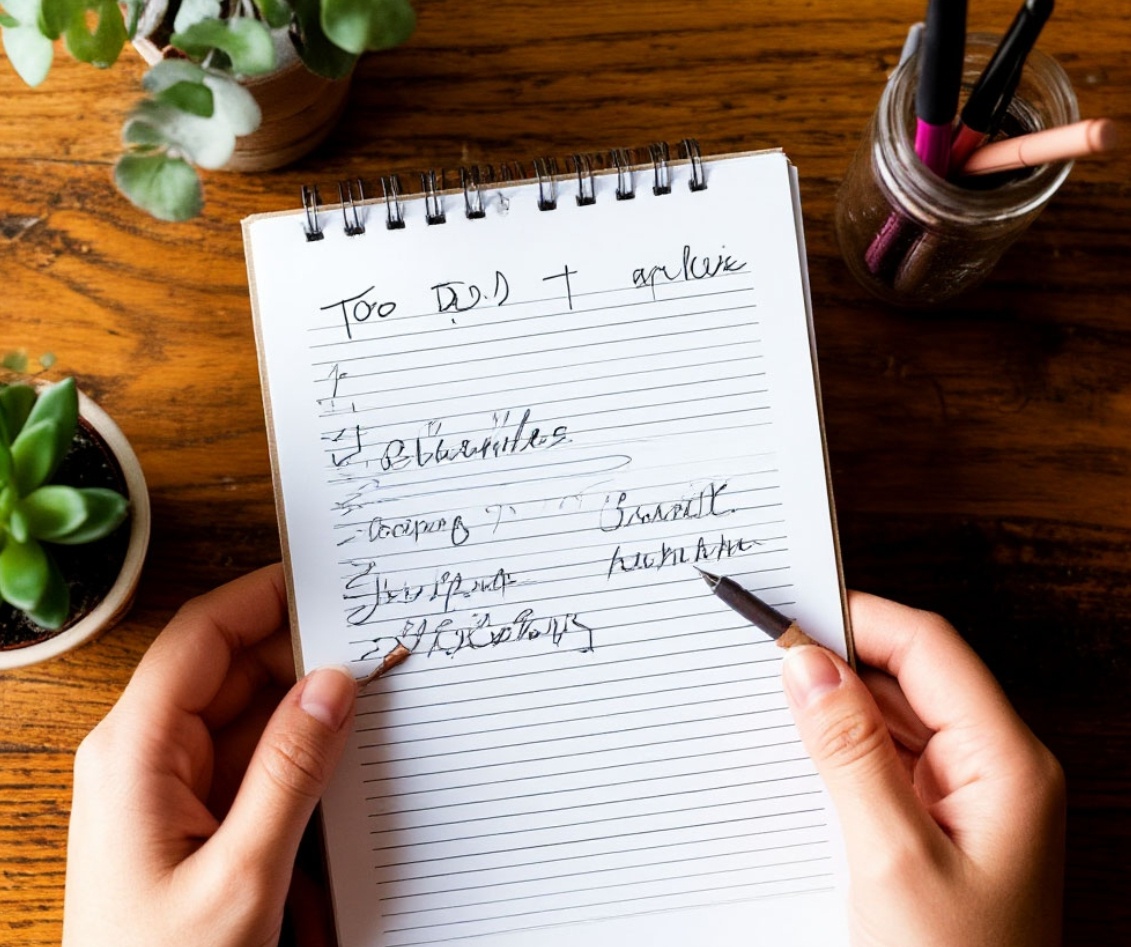 Я тоже иногда составляю себе списки в разных форматах, чтобы случайно не упустить что-то важное, погрузившись в творчество