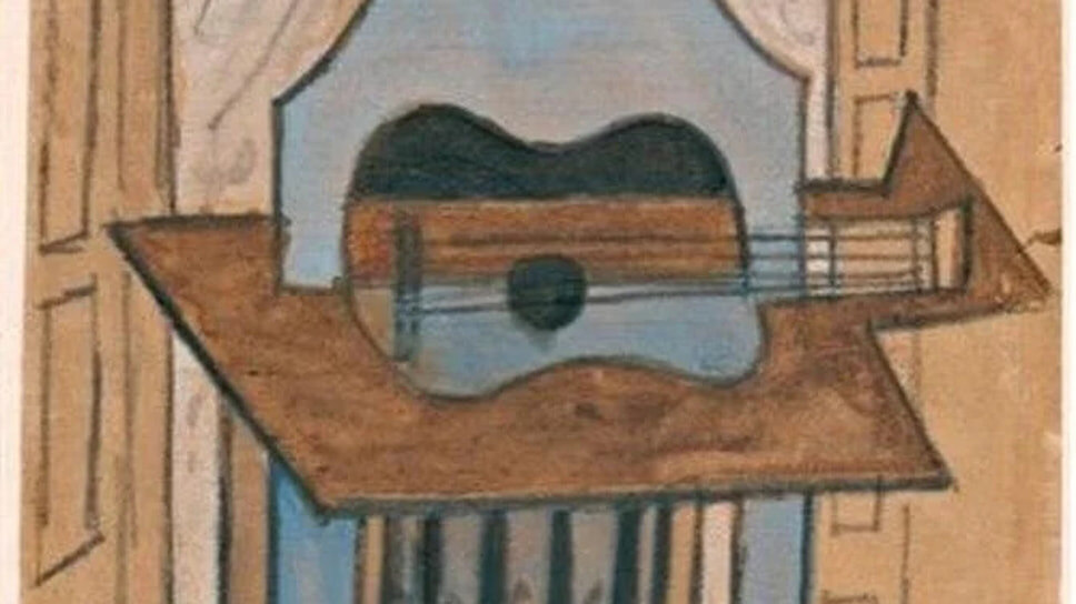 Пабло Пикассо. «Натюрморт с гитарой», 1919 .📷Фото: соцсети