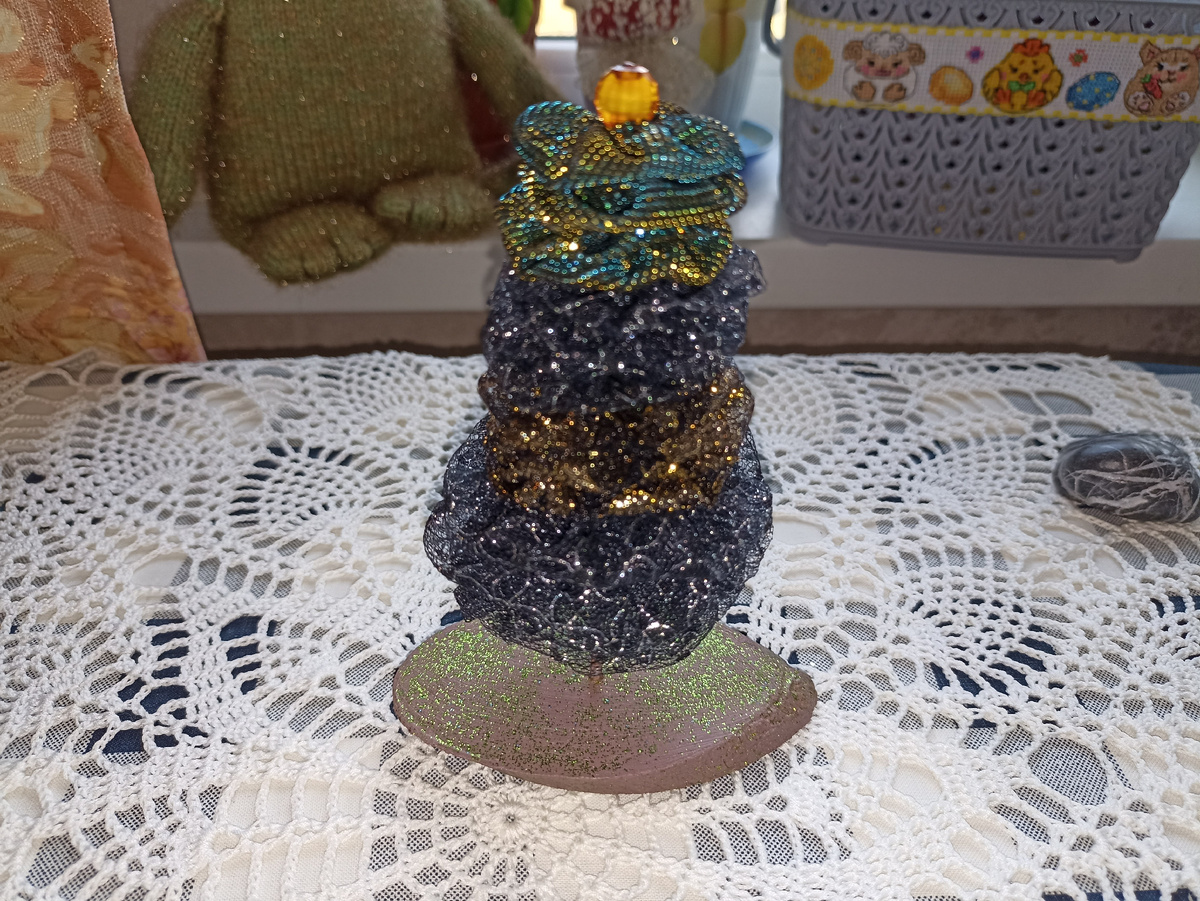 Ёлочка из ткани