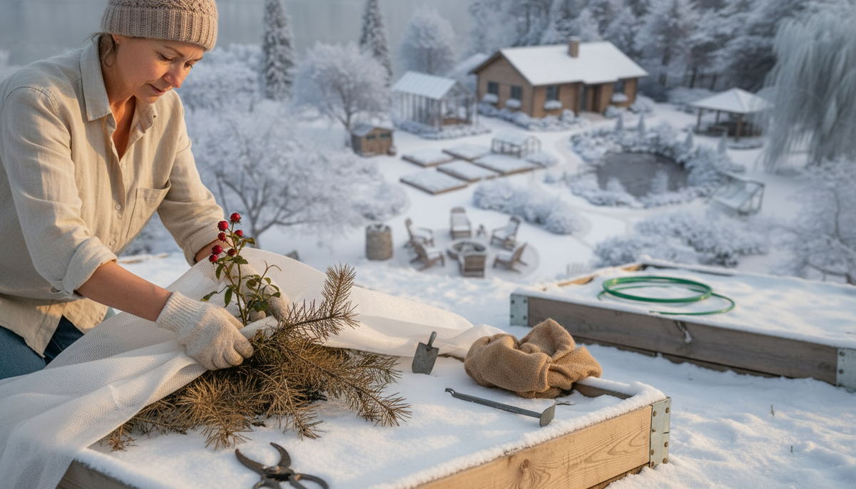 Укрытие роз на зиму