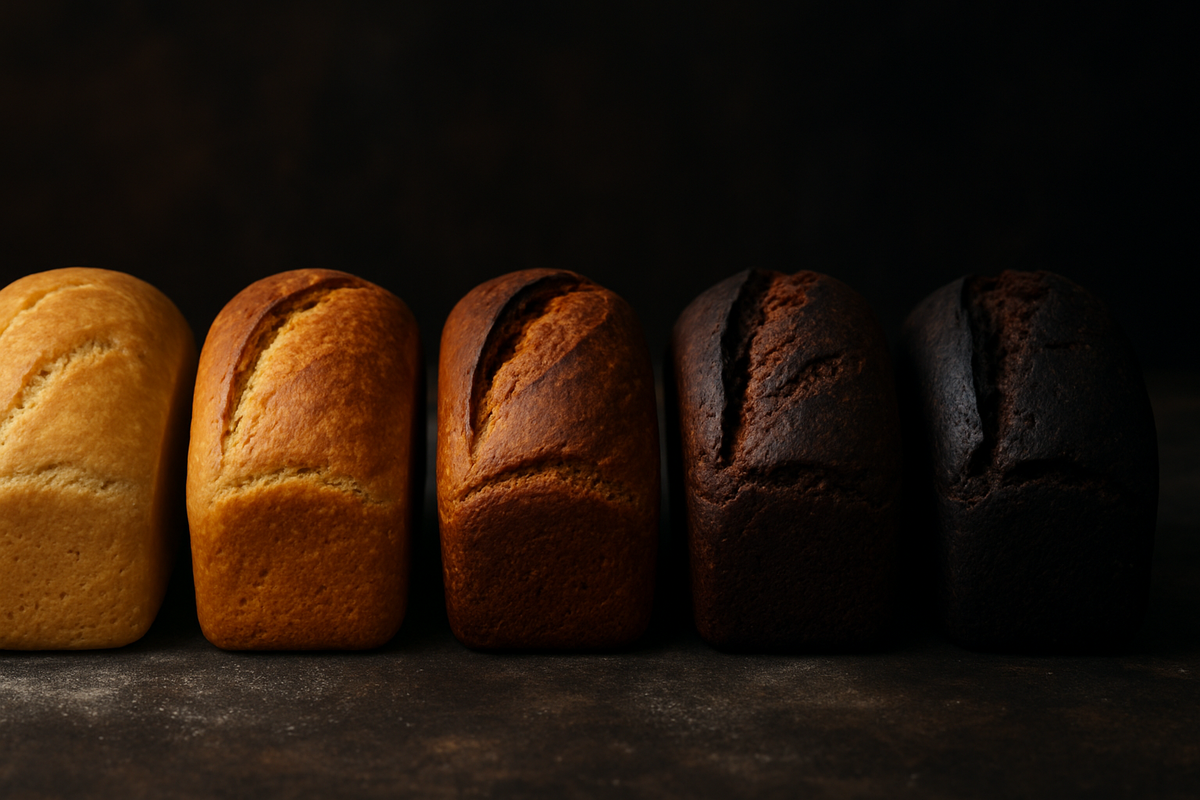 Стратегии формирования насыщенного цвета корки у пшеничного хлеба и хлебобулочных изделий.