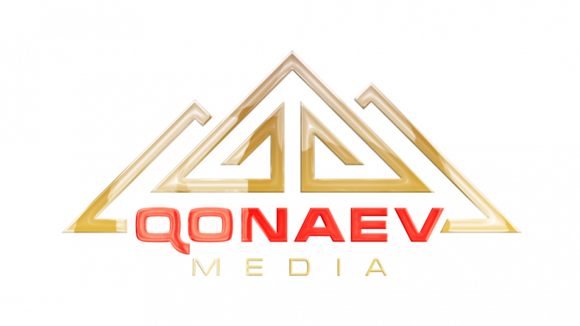 Логотип телеканала Qonaev Media.