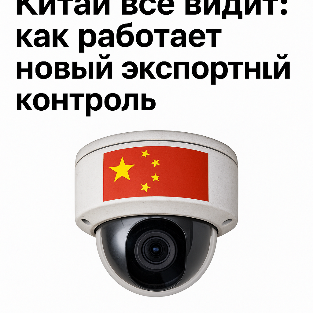Китай всё видит: как работает новый экспортный контроль