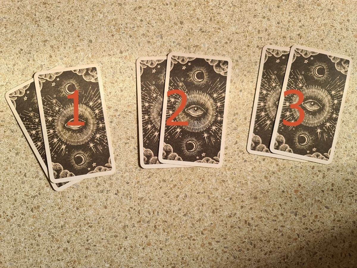 Позиции расклада. Фото автора