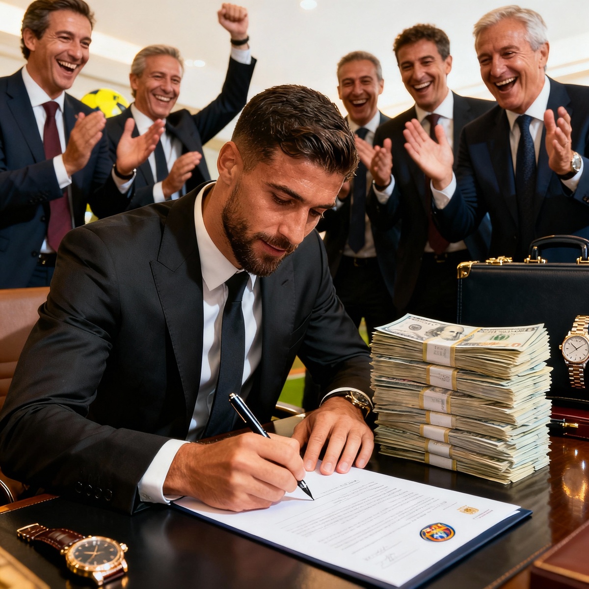 Подписание дорогого контракта