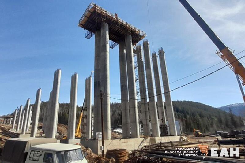    ЕАН. Строительство гигантской эстакады на трассе М-5 "Урал"