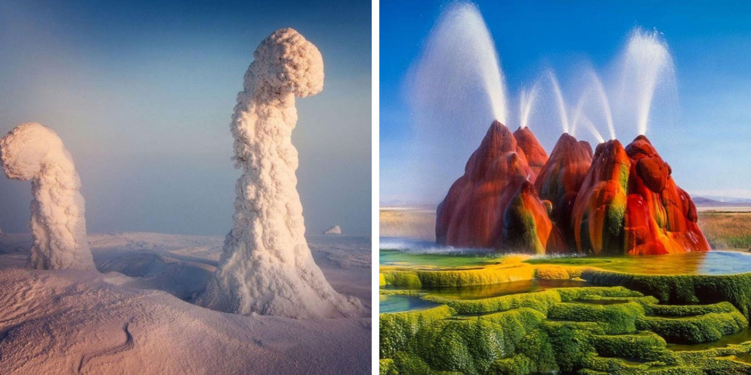 16 пейзажей Земли, глядя на которые кажется, что оказался на совсем другой планете