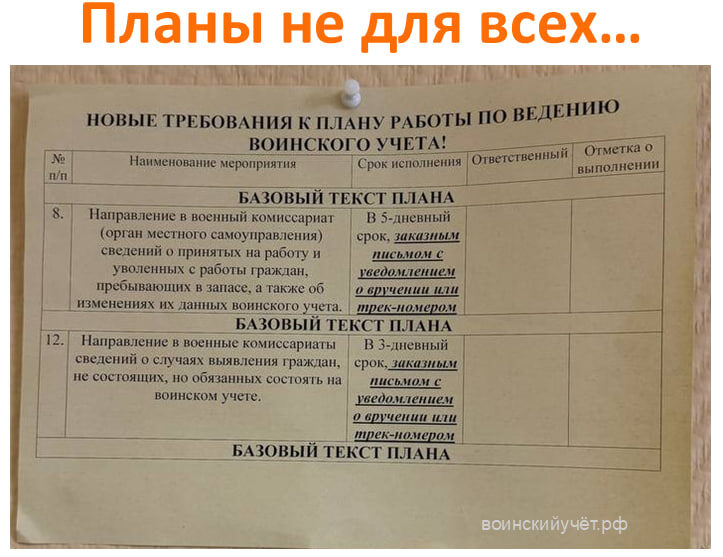 Внимание!
⚠️ План на фото - это требование одного конкретного ВК, не для всех!