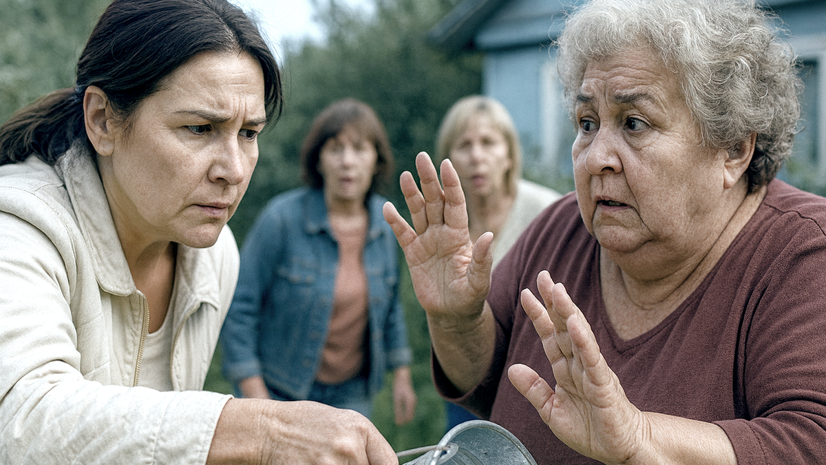 Мать годами поливала мужа грязью. Я вернула ей всё ведром — буквально