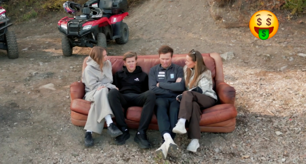 Клебо, Пернилла, Эмиль и Беттина в штате Юта