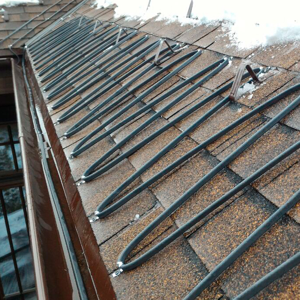 Система антиобледенения на мягкой кровле