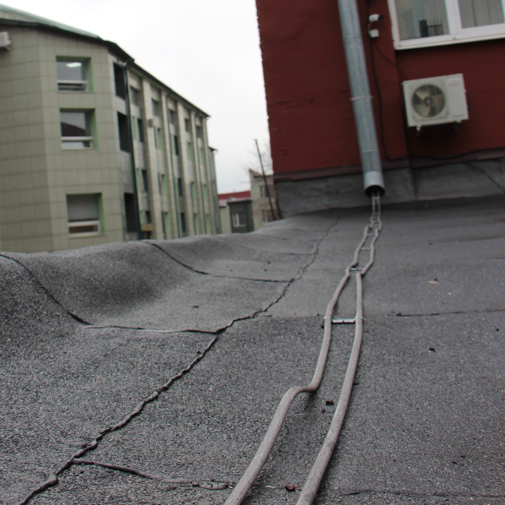 Нагревательные кабели в водосточной системе