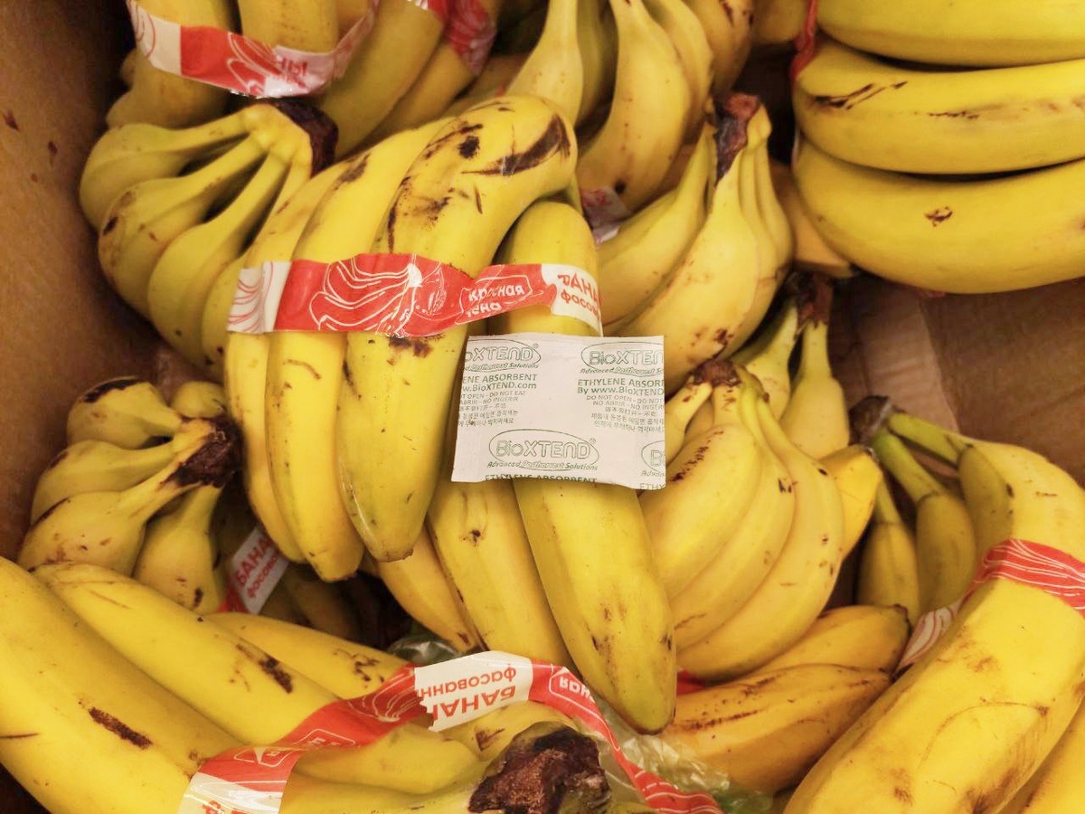    Для чего продавцы "Магнитов" и "Пятёрочек" забирают домой маленькие незаметные пакетики из ящиков с бананами?