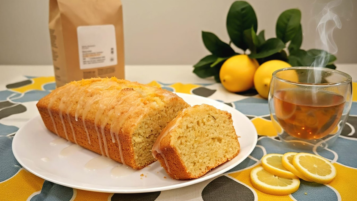 Лимонный кекс в моем исполнении.