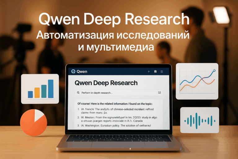    Отчет о Qwen Deep Research и Alibaba: Как AI-инструменты помогают контент-креаторам в автоматизации исследований и генерации мультимедийного содержания.