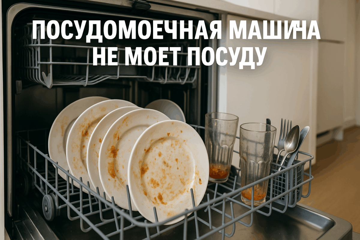    Посудомоечная машина не моет посуду — причины Михаил Юрьевич