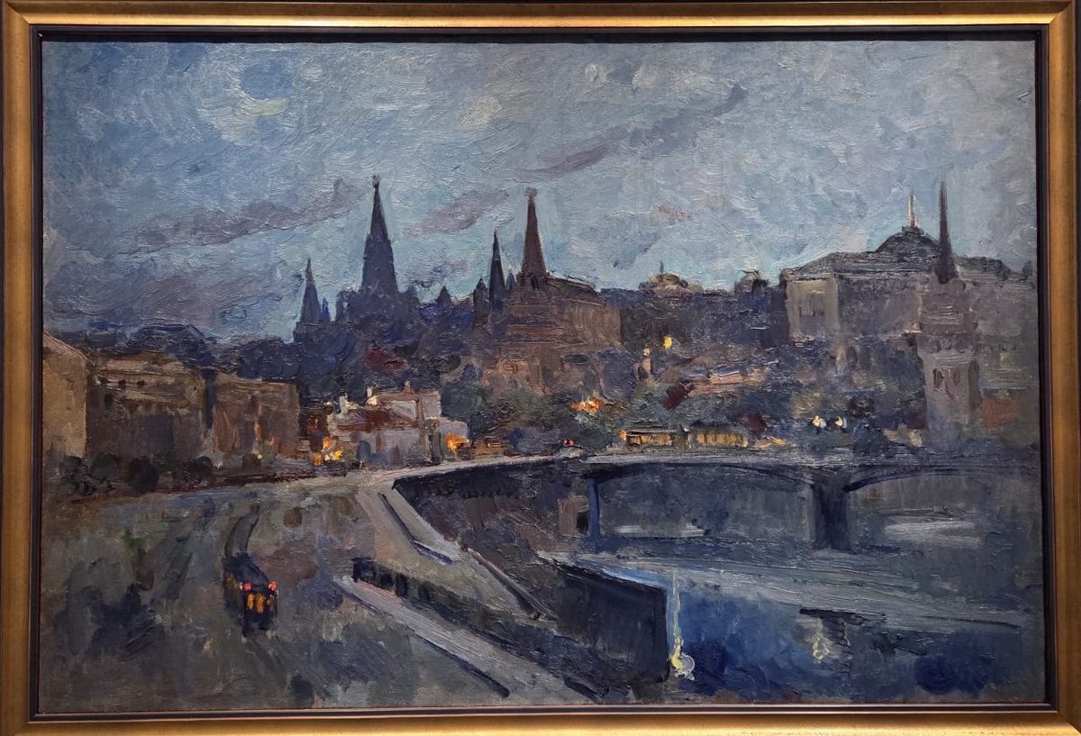 Александр Куприн. Старый Каменный мост. 1929 холст, масло