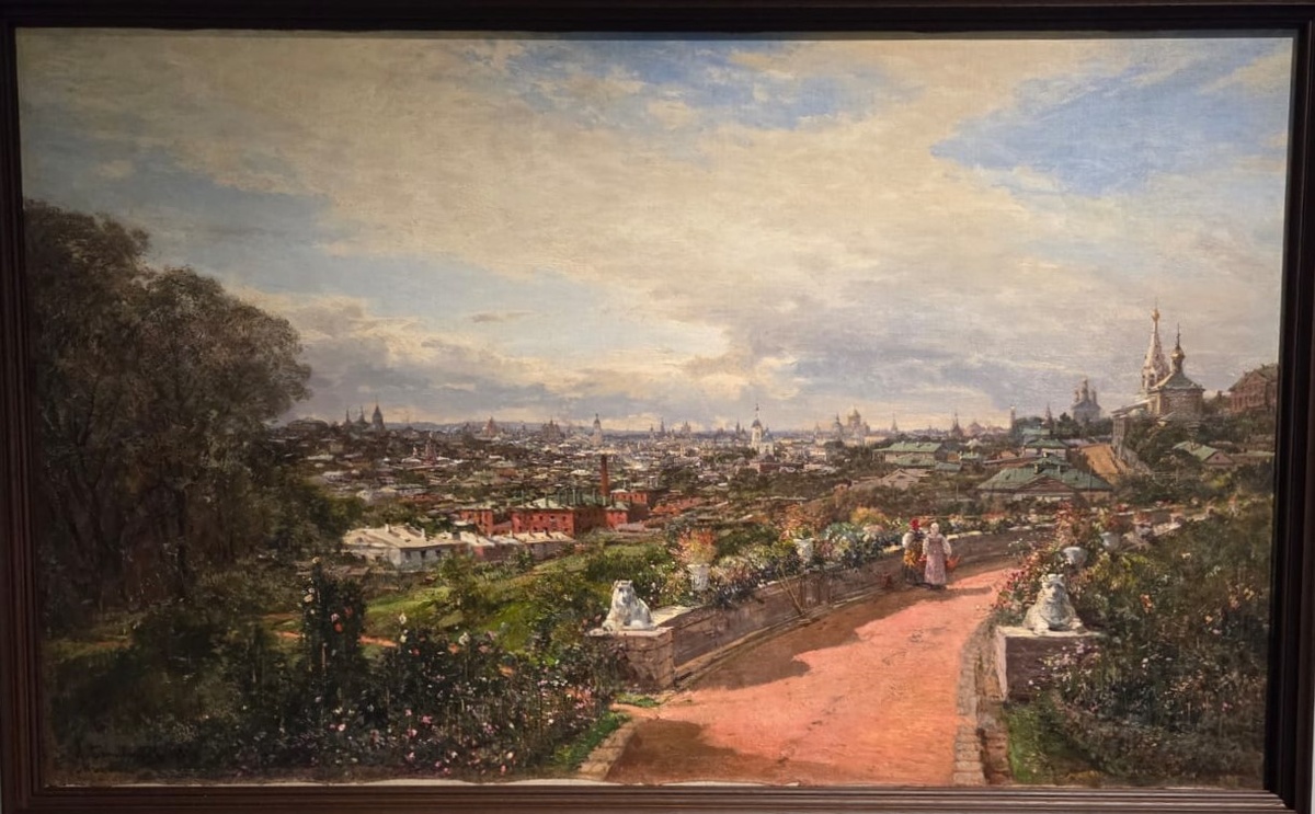Алексей Боголюбов. Вид Москвы от дома Хлудова. 1878 холст, масло