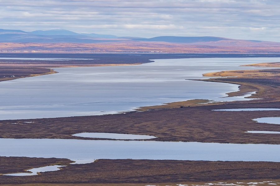 Начало дельты реки Колымы