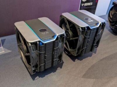    Cooler Master показала необычный кулер с Ш-образными трубками и TDP до 250 Вт