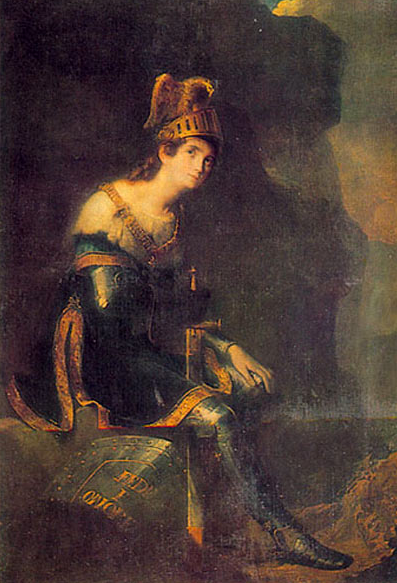 Зинаида Волконская в костюме Танкреда