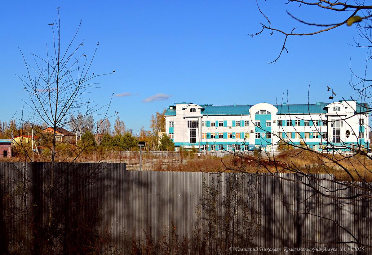 Стройплощадка Комсомольского онкодиспансера, 14.10.2025