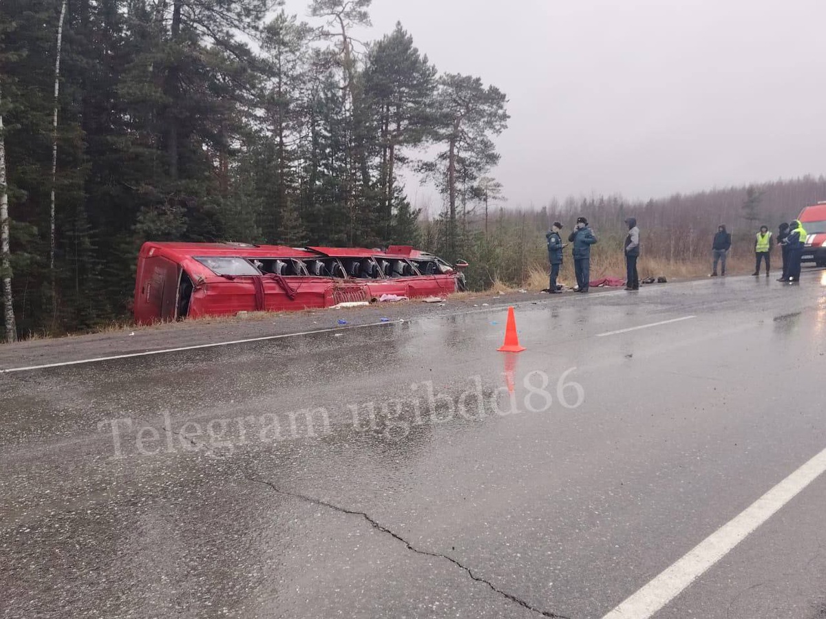   Силовики проводят проверку по факту ДТП с пассажирским автобусом в Югре